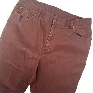 Lauren Jeans Co. Ralph Lauren  16WX30" Brown Classic Jeans Women's Gold Hardware